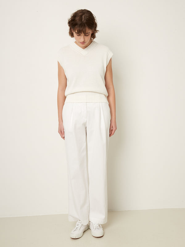 Rue Blanche Twill Lusca Pants 25p White