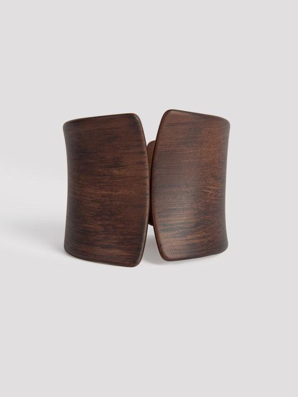 Rue Blanche Wood Clip Bracelet - Angela Caputi