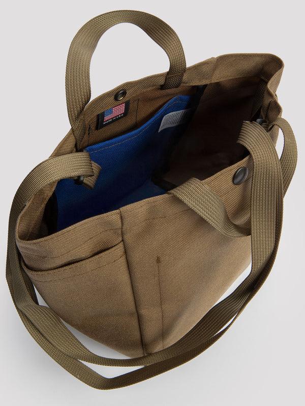 Rue Blanche Small Size Pocket Tote Bag Brown - Bags In Progress