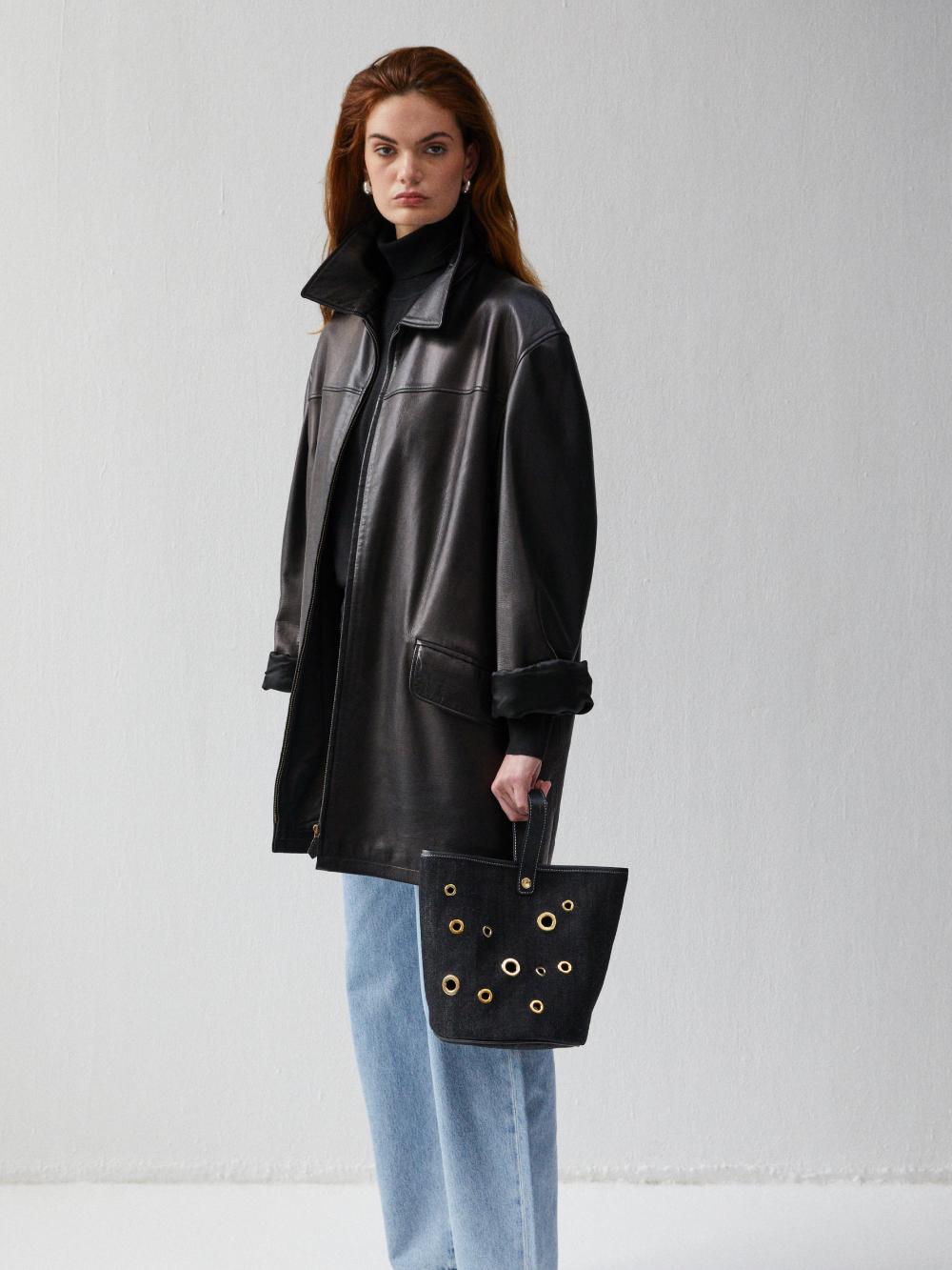 Rue De Verneuil HARBOR - RING BLACK DENIM