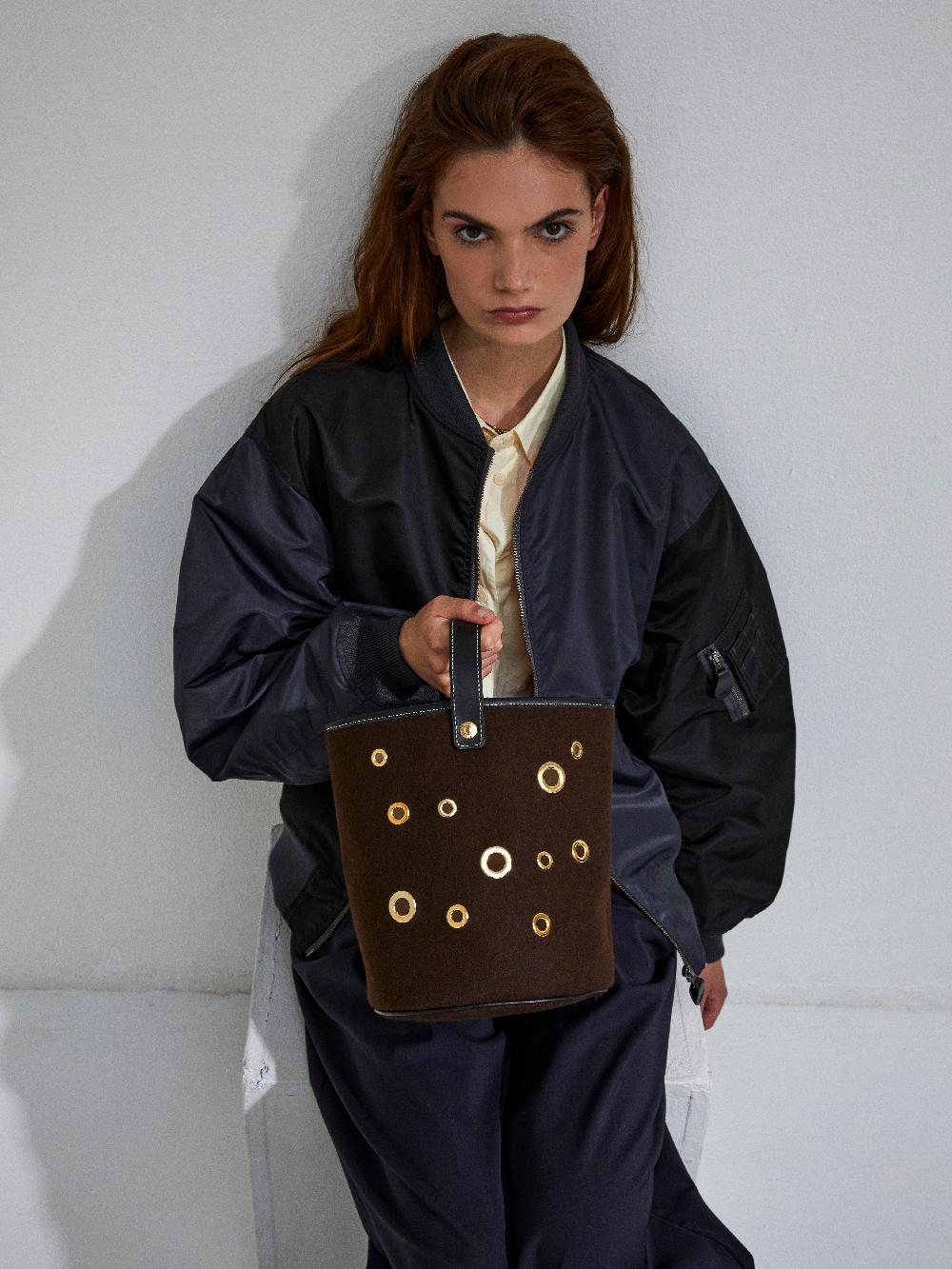 Rue De Verneuil HARBOR - RING CHOCOLAT FLANNEL