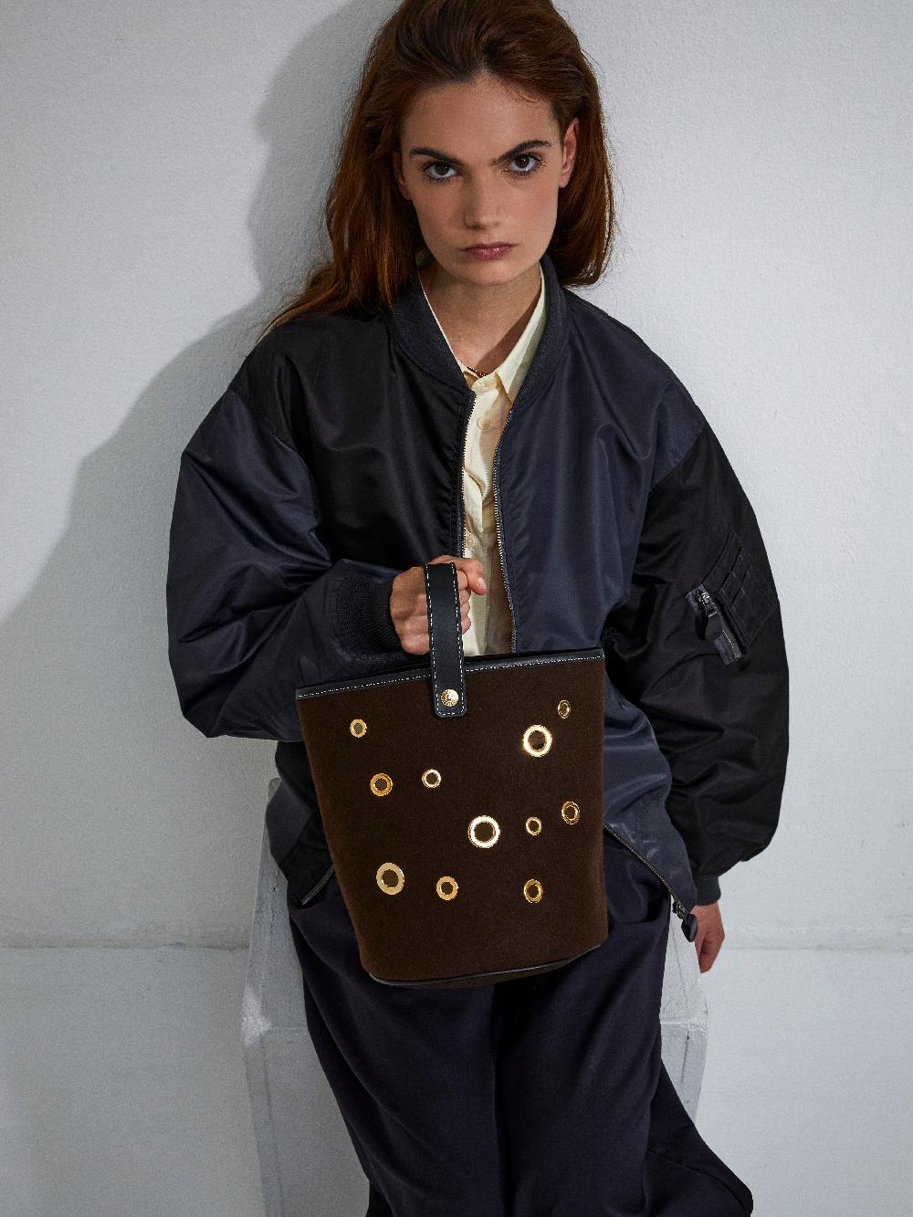 rue de verneuil HARBOR - RING CHOCOLAT FLANNEL