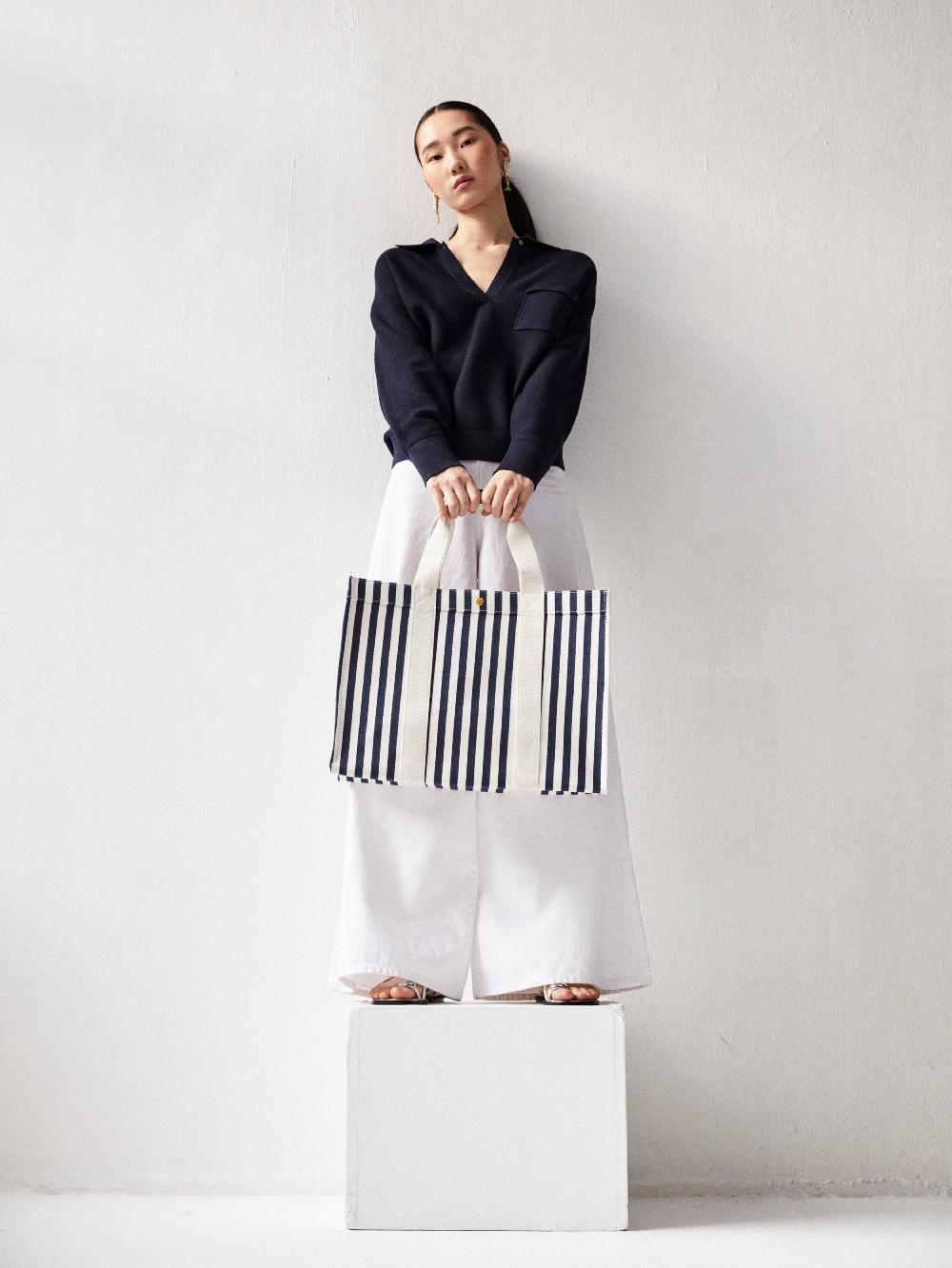 Rue De Verneuil TOTE XL - PALAIS ROYAL NAVY