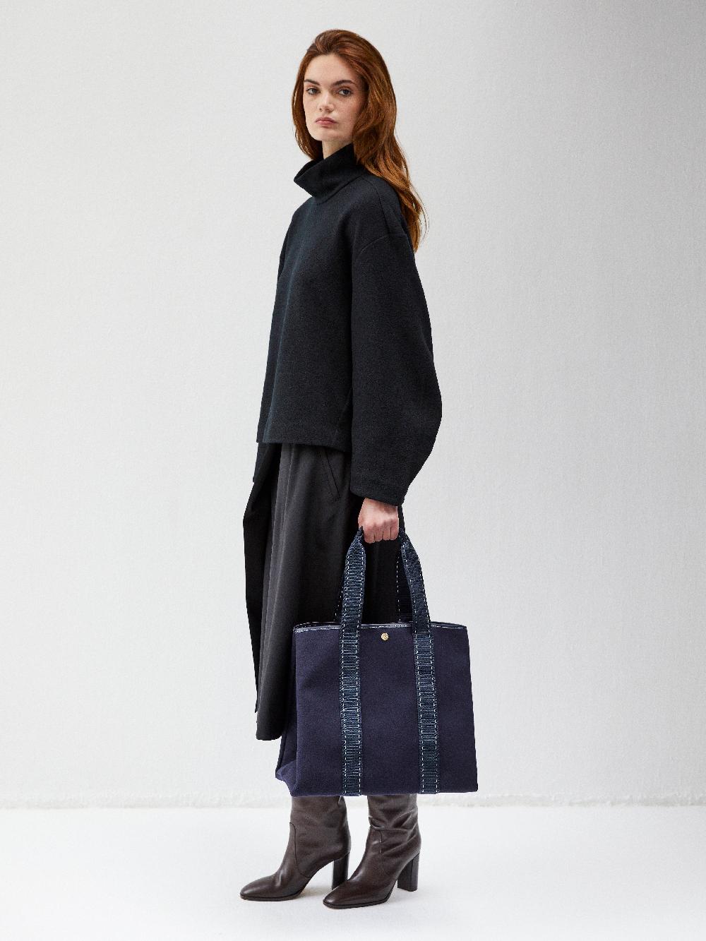 Rue De Verneuil TRAVERSÉE L - NAVY SELLIER FLANNEL