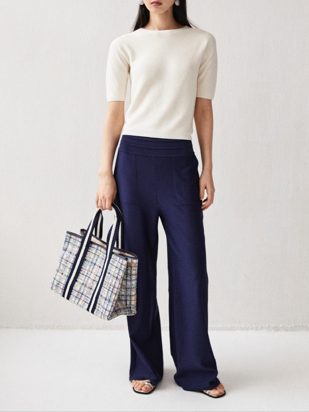 Rue De Verneuil TRAVERSÉE M - LIGHT BLUE TWEED