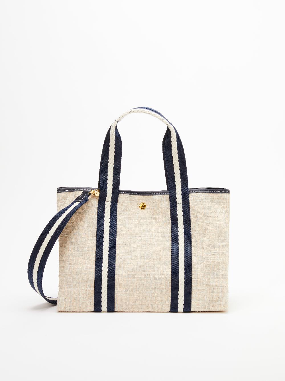 rue de verneuil TRAVERSÉE M - SUMMER TWEED ROPE NAVY