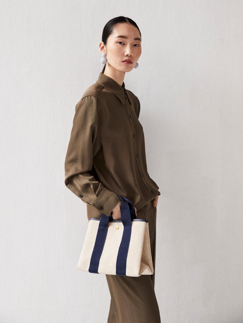 Rue De Verneuil TRAVERSÉE S- LINEN NAVY