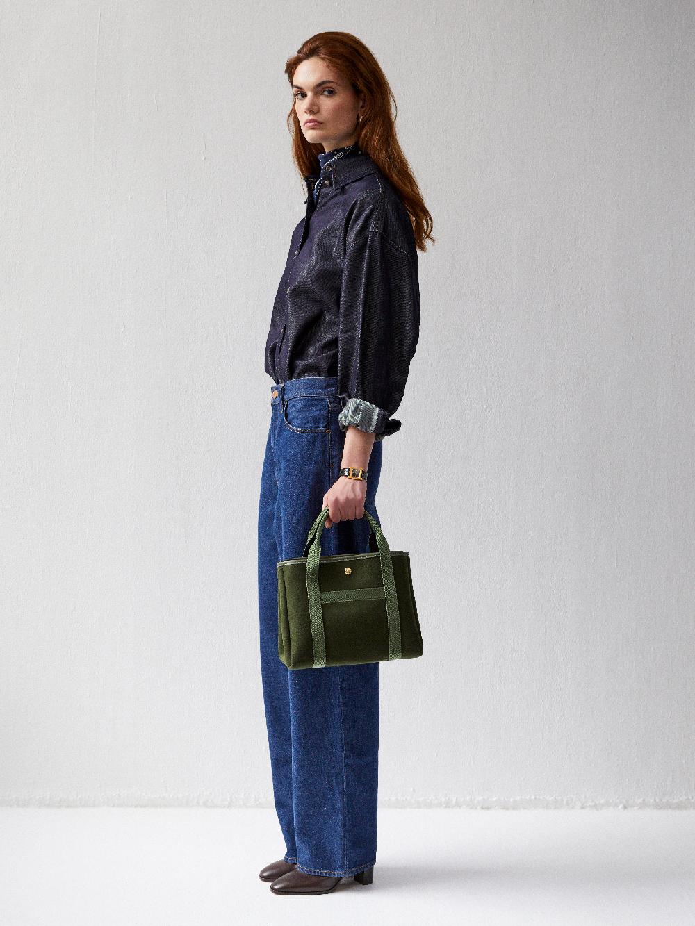 rue de verneuil TRAVERSÉE S - WHIP OLIVE FLANNEL