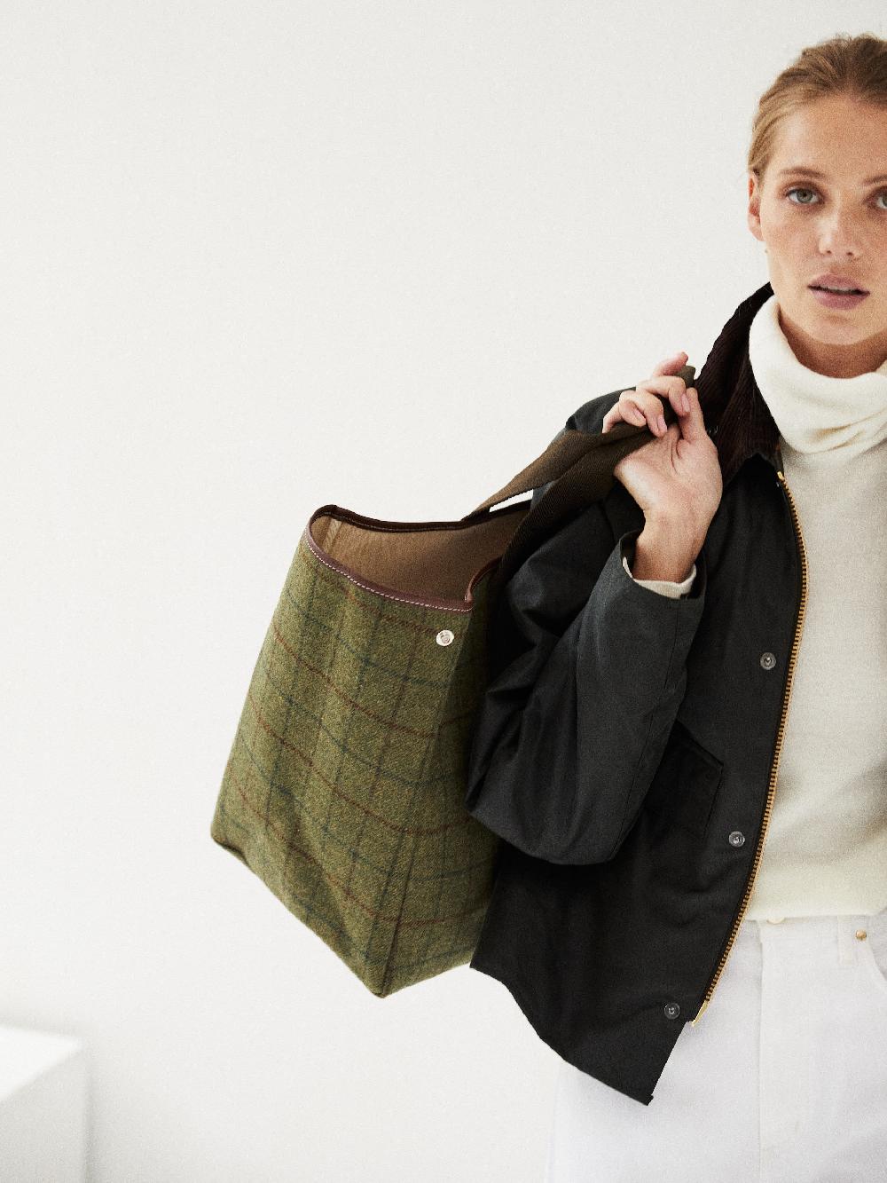 Rue De Verneuil TRAVERSÉE XL - HUNTING TWEED KHAKI