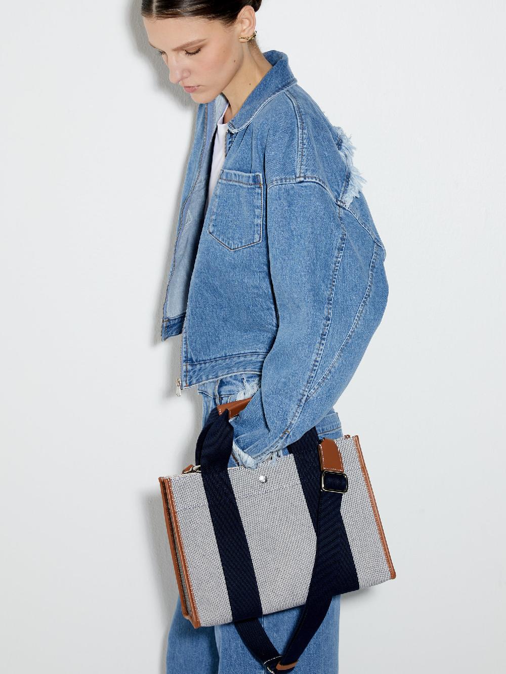 Rue De Verneuil TRAVELLER BAG MEDIUM - Oxford - Bleu Marine