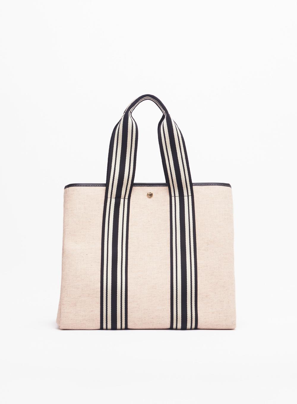 rue de verneuil TRAVERSÉE L - LINEN CREAM EQUESTRIAN BLACK