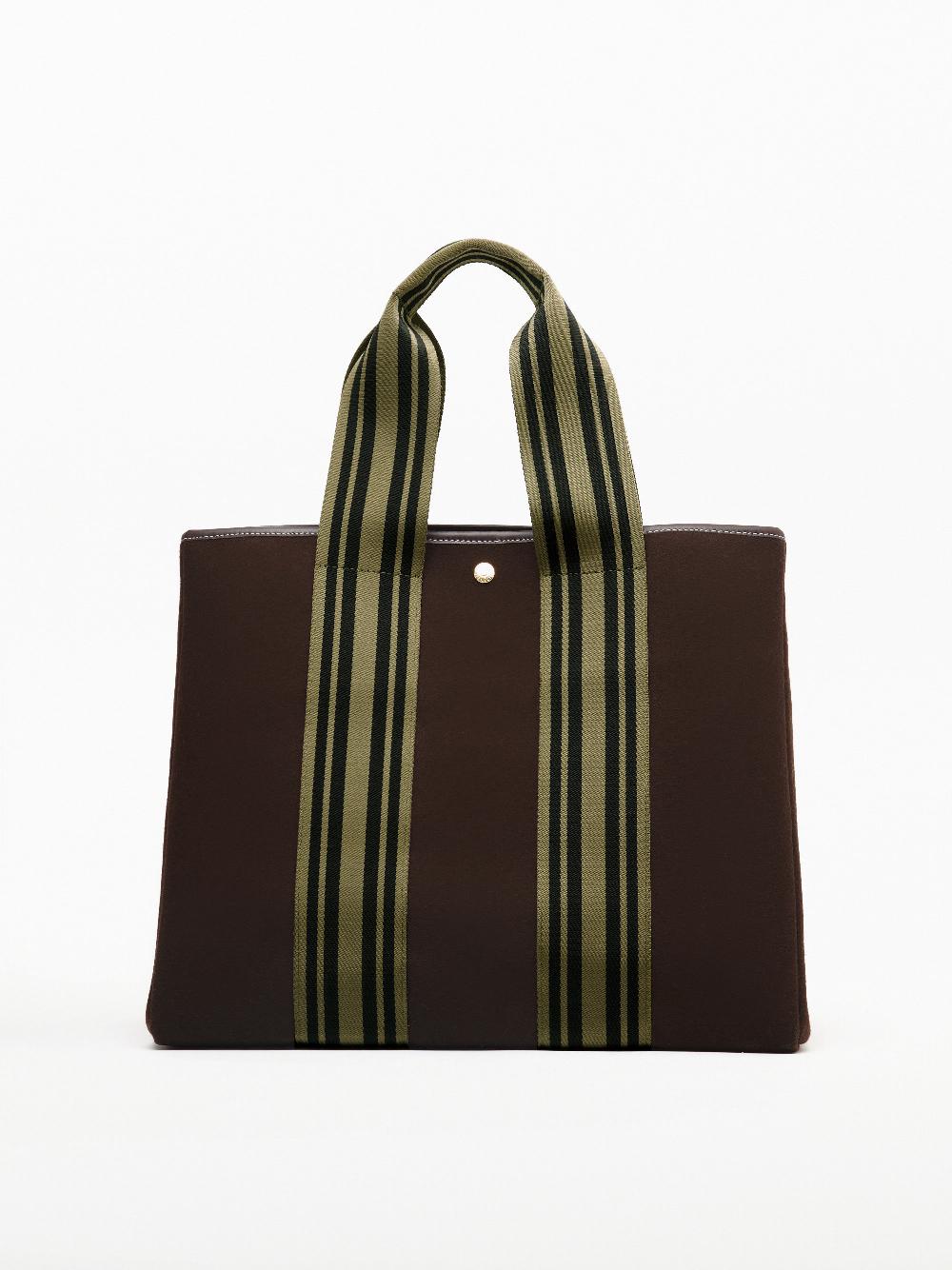 rue de verneuil TRAVERSÉE L - OLIVE EQUESTRIAN CHOCOLATE FLANNEL