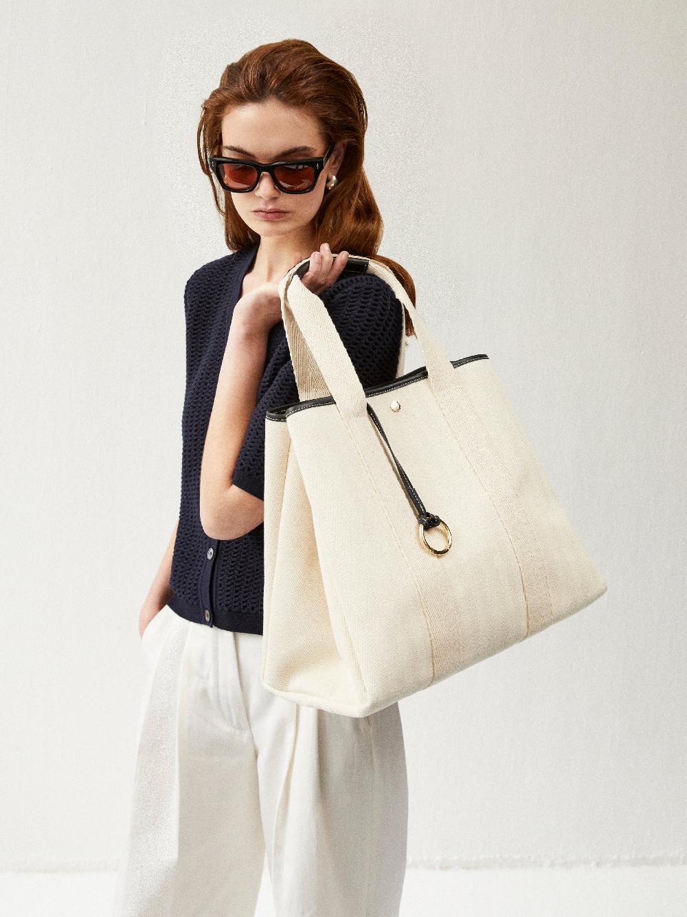 Rue De Verneuil TRAVERSÉE L - VERNEUIL CANVAS NATURAL/BLACK