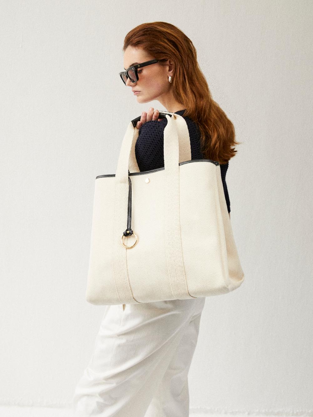 Rue De Verneuil TRAVERSÉE L - VERNEUIL CANVAS NATURAL/BLACK