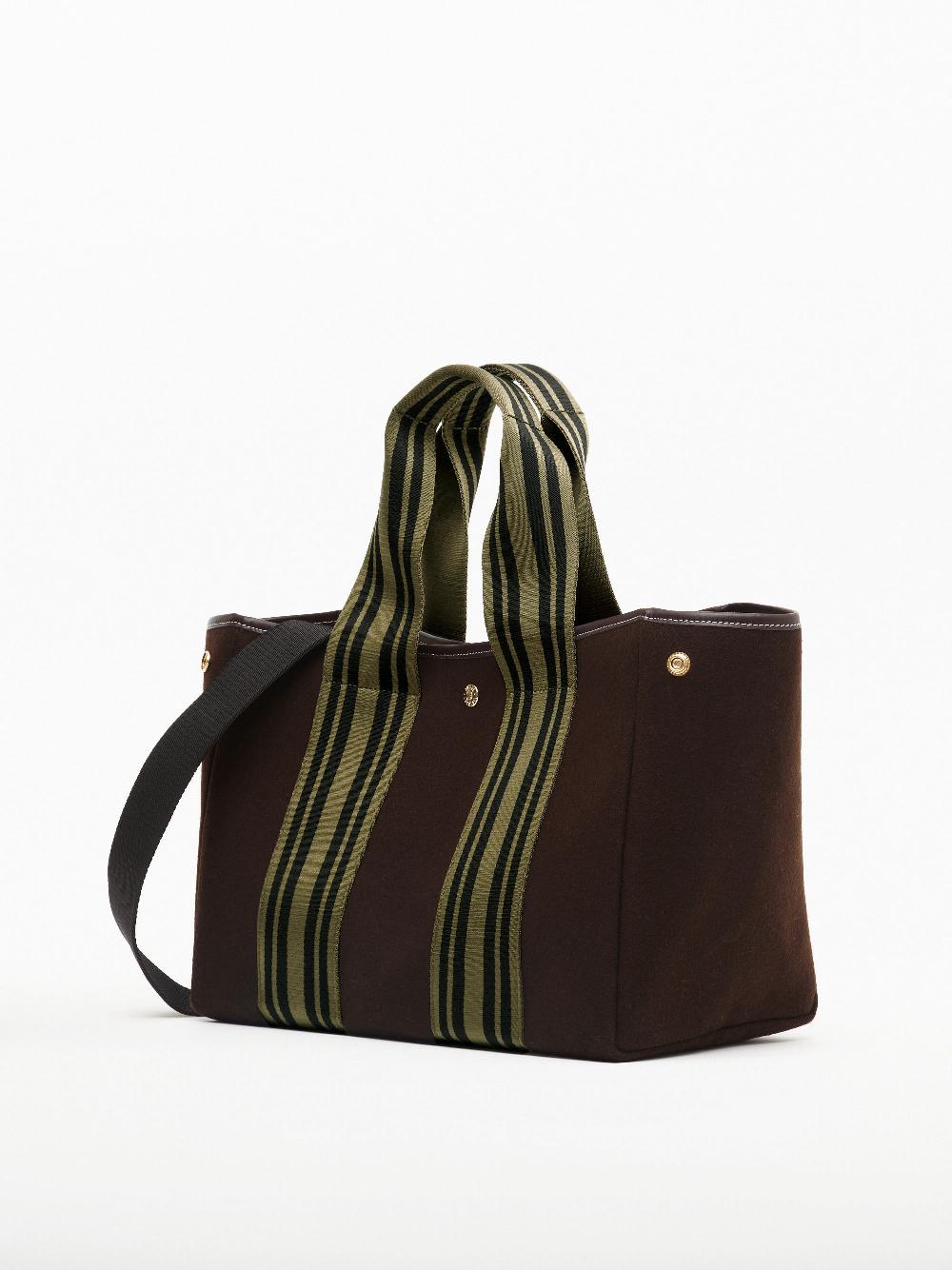 Rue De Verneuil TRAVERSÉE M - OLIVE EQUESTRIAN CHOCOLATE FLANNEL