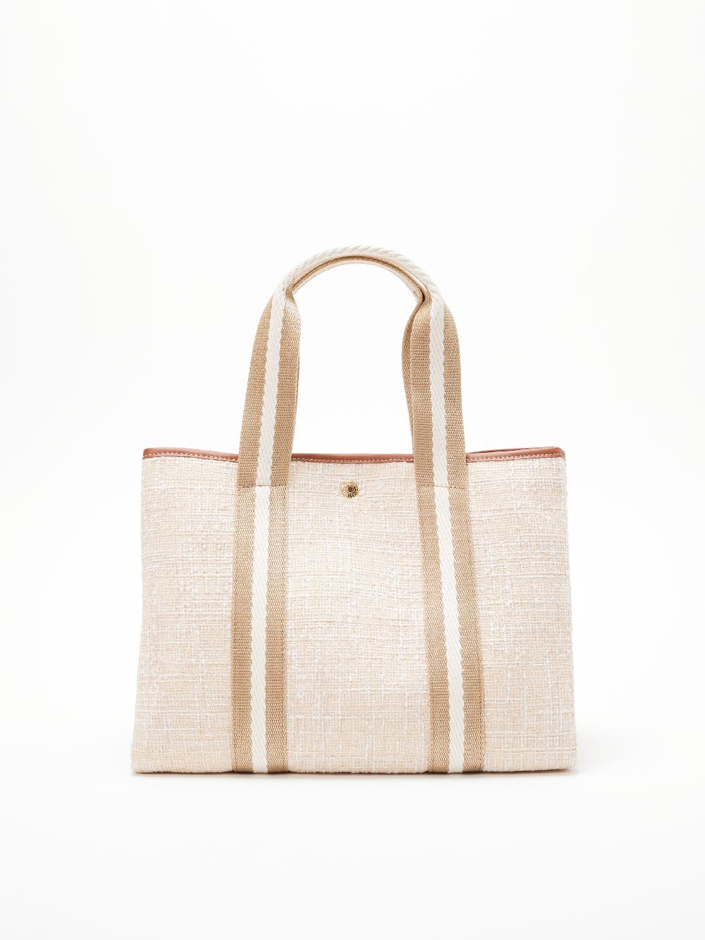 rue de verneuil TRAVERSÉE M - SUMMER TWEED ROPE BEIGE