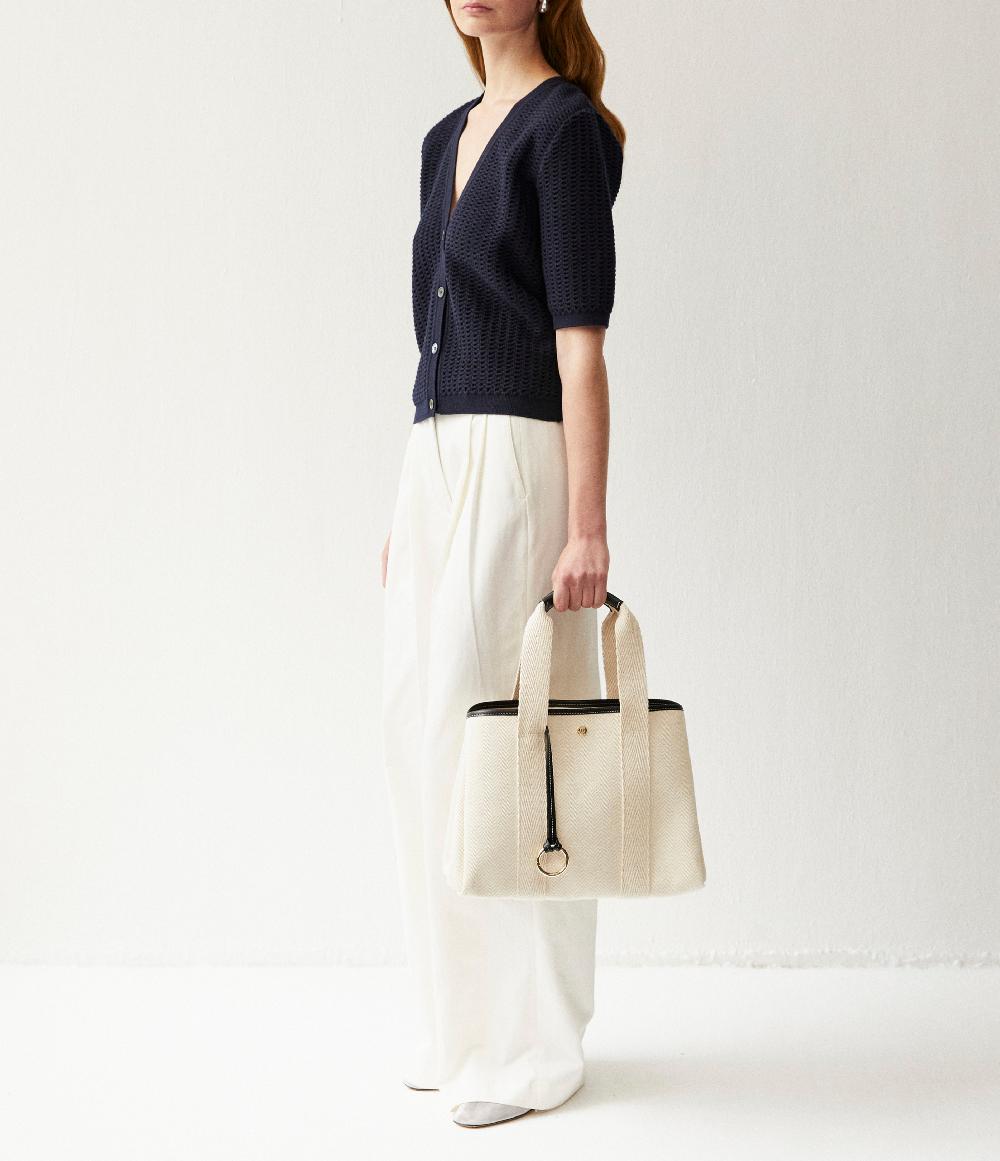 Rue De Verneuil TRAVERSÉE M - VERNEUIL CANVAS NATURAL/BLACK