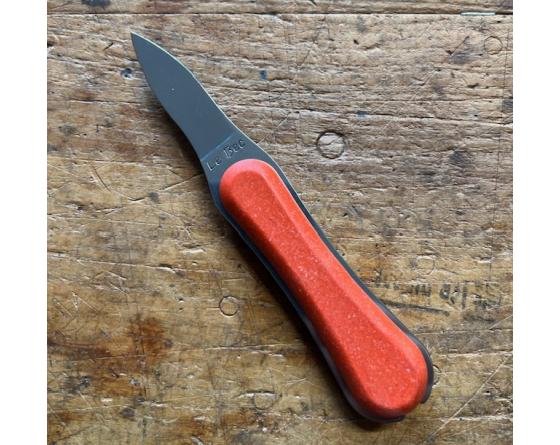 sabatier 1 Lancette LE BEC - manche en coquille d'Huîtres - couleur : Rouge - Florinox - Thiers Florinox - Thiers - 14207