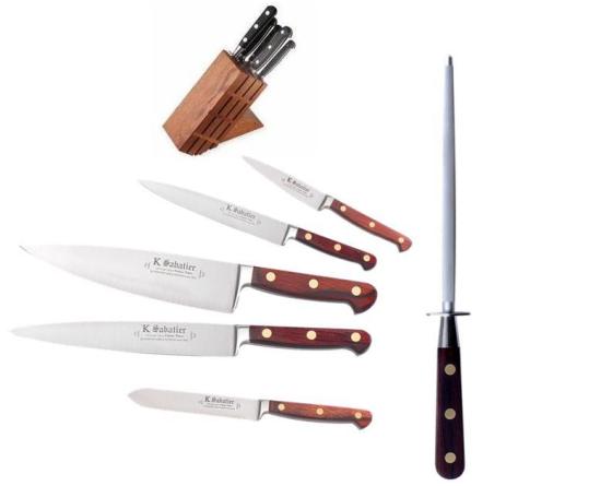 sabatier Bloc couteaux Sabatier Auvergne 6 pièces Sabatier - 8500BLOC2