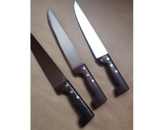 Sabatier Boucher 28 Cm - Inox - Palissandre - Ref 30 Sabatier - ANCBOUCH28Pointu