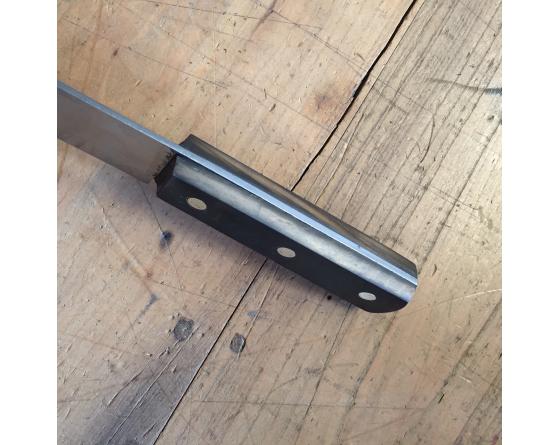 Sabatier BOUCHER AMERICAIN 26 Cm - Plate Semelle - Carbone - Manche Bois Ref 306 Sabatier - ANCBOUCHAMER26AO