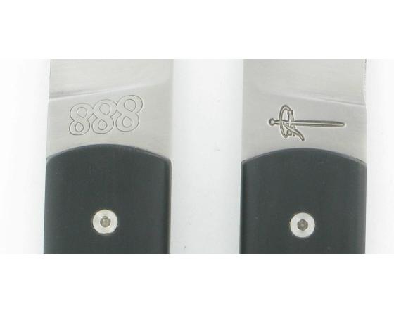 Sabatier Coffret 6 Pièces - 888 Manche Noir Perceval - Thiers - 16136