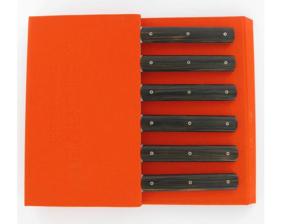 sabatier Coffret 6 pièces - Français 9.47 Ebène de Macassar Perceval - Thiers - 16105