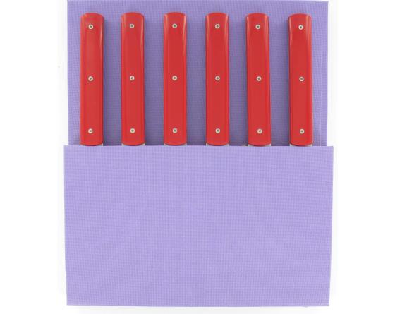 sabatier Coffret 6 pièces - Français 9.47 Manche Rouge Perceval - Thiers - 16159