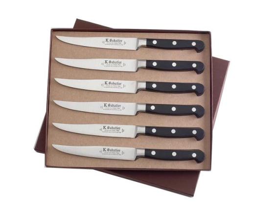 sabatier Coffret de 6 Steaks 13 cm - rivets INOX Sabatier - ST-Bell-Inox
