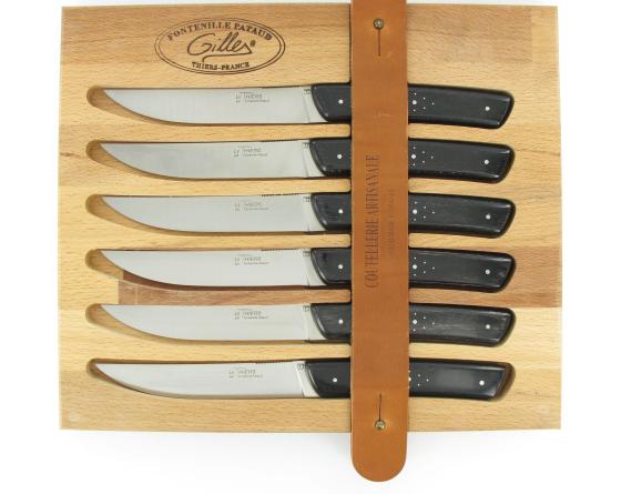 sabatier Coffret de 6 Thiers Fontenille Pataud en STAMINA Ebène Fontenille Pataud - Thiers - 11238