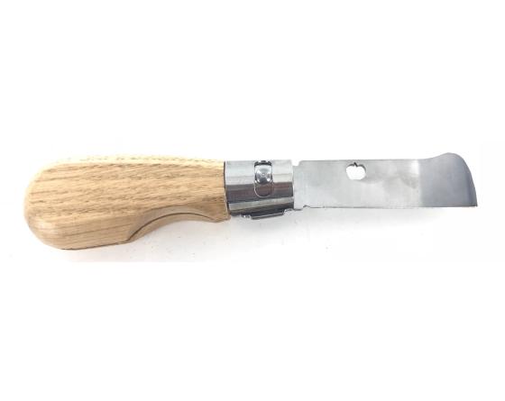 Sabatier Couteau Greffoir Pliant Chêne Roger Orfevre - 68166