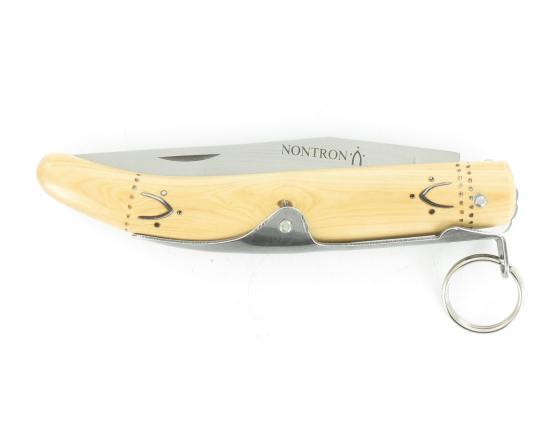 Sabatier Cran D'Arrêt Du Poilu - Pirogue - Manche En Buis Avec Pyrogravure Nontron - 60190