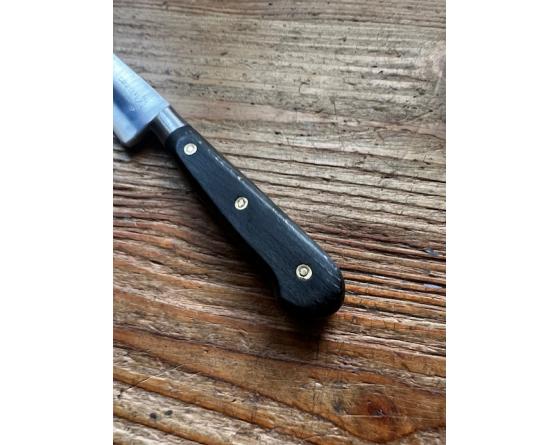 Sabatier Cuisine 13 Cm Carbone Manche Bois Noir Rivets Rosette - Ref 335 Sabatier - ANCC15NOGAO