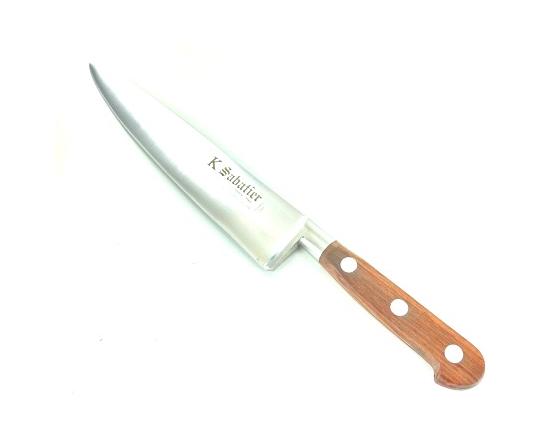 sabatier Cuisine 20 cm - Bois naturel palissandre - Rivets Aluminium - Ref 427 Sabatier - C20-Paliss-Alu