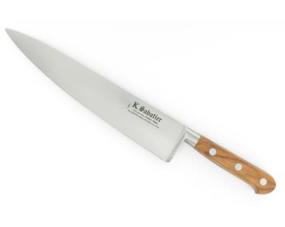 sabatier Cuisine 25 cm - Acier Carbone - Manche Olivier Sabatier - AOC25OLIVIER