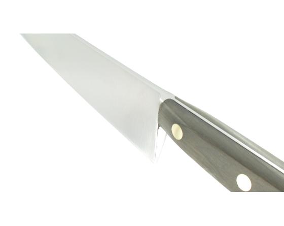 Sabatier Cuisine 25 Cm Canadien - INOX - Bois Noir Ref 909 Sabatier - ANCINOXCUIS25