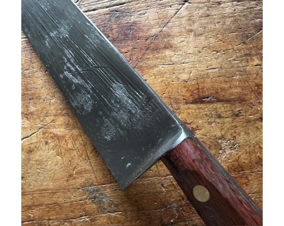 Sabatier Cuisine 33 Cm - Ancienne Forge - Manche Palissandre - Flexible En Pointe - Carbone Ref 354 Sabatier - C33old349