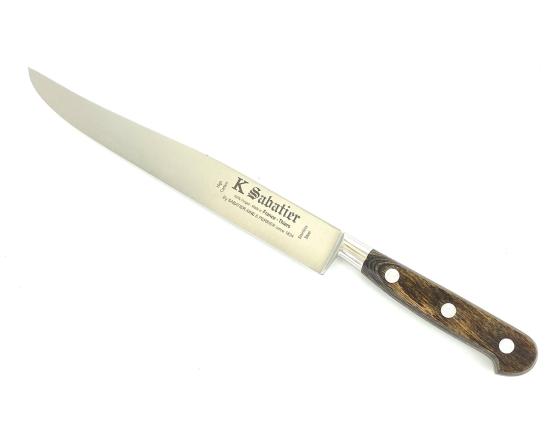 sabatier Découper Yatagan 20 CM manche Bois Stamina foncé Ref 156 Sabatier - STADec-20foncé