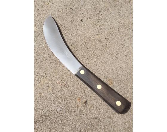 sabatier Dépeceur renversé 16 cm - pour chasseur - Plate Semelle - Inox - Bois Noir IDEP Sabatier - ANCBOUCH16PSAO
