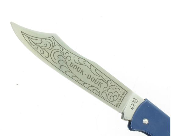 Sabatier Douk Douk 200 Inox - Manche Acier Couleur BLEU Douk Douk - Thiers (Cognet) - 20112B