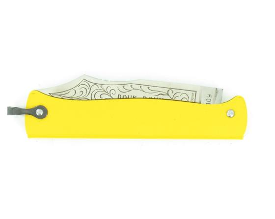 Sabatier Douk Douk 200 Inox - Manche Acier Couleur JAUNE Douk Douk - Thiers (Cognet) - 20112J