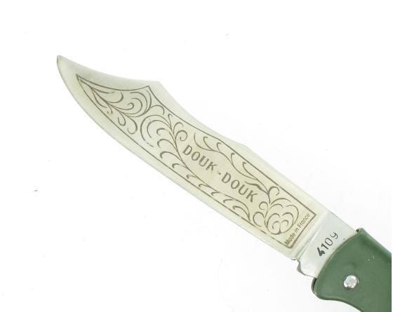 Sabatier Douk Douk 200 Inox - Manche Acier Couleur VERT Douk Douk - Thiers (Cognet) - 20112V