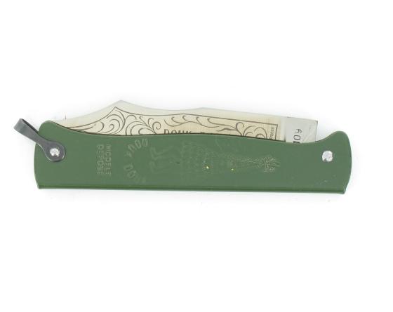 Sabatier Douk Douk 200 Inox - Manche Acier Couleur VERT Douk Douk - Thiers (Cognet) - 20112V
