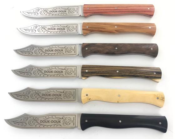Sabatier Douk Douk - Couteaux De Table - 6 Bois Différents Douk Douk - Thiers (Cognet) - 20177