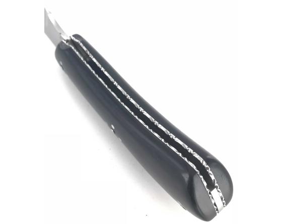 Sabatier Erwan Pincemin - Skinner - Platine Guillochées - Bois Noir D'Afrique - Incrustations Abalone Pincemin Erwan - France - 36110