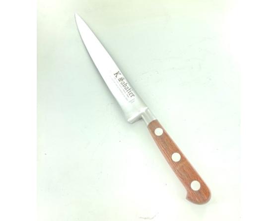 sabatier Filet de Sole 20 cm - Bois naturel palissandre - Rivets Aluminium - Ref 433 Sabatier - BUB-FS-20-ALU