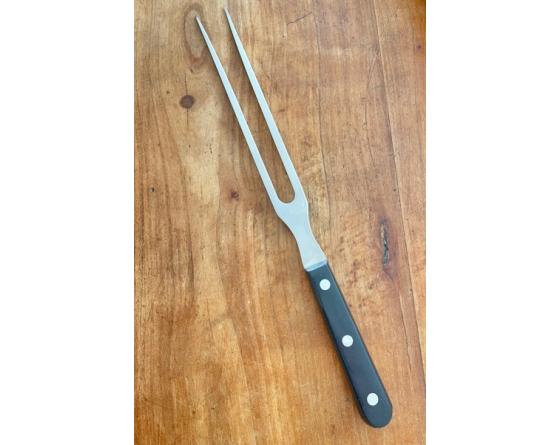 sabatier Fourchette baïonnette non forgée - manche noir - 3 rivets Ref 450 Sabatier - FOURCH-PS