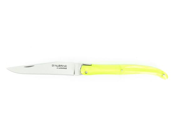 sabatier Laguiole 11 cm - manche Acrylique jaune Albrac Laguiole - 64106