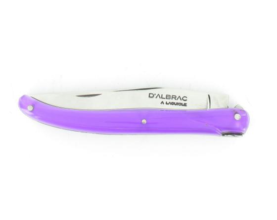 Sabatier Laguiole 11 Cm - Manche Acrylique Violet - Coeur Albrac Laguiole - 64104