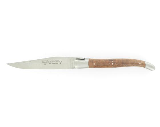 sabatier Laguiole 12 cm- Bois Menthe - 2 mitres Laguiole en Aubrac - 55174